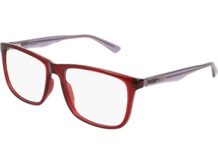 Puma PU0036O 006 Ανδρικός Σκελετός Γυαλιών Οράσεως Κοκάλινος Μαύρος Καφέ