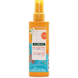 Klorane Polysianes Solaire Sublime Αντηλιακό Spray Σώματος SPF50 200ml