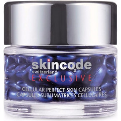 Skincode Exclusive Cellular Perfect Skin Αντιγηραντικό Serum Προσώπου για Λάμψη 45 Κάψουλες