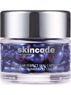 Skincode Exclusive Cellular Perfect Skin Αντιγηραντικό Serum Προσώπου για Λάμψη 45 Κάψουλες