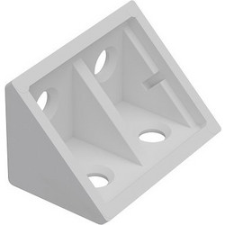 Γωνία πλαστική σύνδεσης 35x20x25mm - Καφέ
