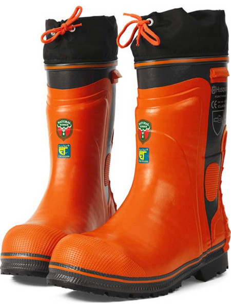 Husqvarna Functional 24 Γαλότσες Εργασίας Κνήμης Μπλε Πορτοκαλί