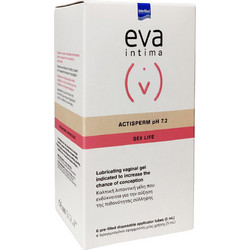 InterMed Eva Intima Actisperm pH 7.2 Γέλη για Αύξηση Πιθανότητας Σύλληψης 6x5ml