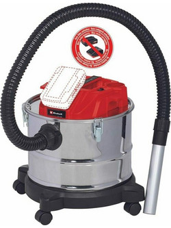 Einhell TE-AV 18/15 Li Solo Σκούπα Στάχτης 150W με Κάδο 15lt