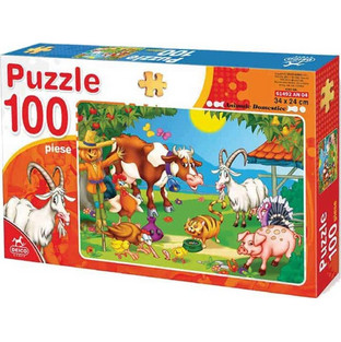 Παιδικό Puzzle Deico Φάρμα 100 Κομμάτια