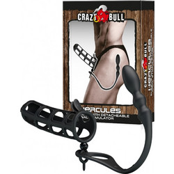 Crazy Bull Hercules Sleeve Κάλυμμα Επιμήκυνσης Πέους Μαύρο