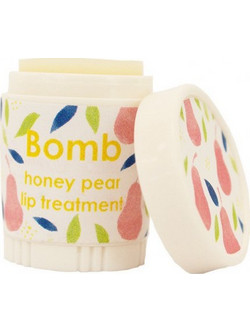 Bomb Cosmetics Honey Pear Treatment Lip Balm Pot 4.5gr