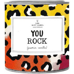 The Gift Label - Αρωματικό Κερί 90gr - You Rock - Jasmine Vanilla