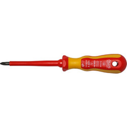 ΚΑΤΣΑΒΙΔΙ NWS 1000V ΣΤΑΥΡΟΣ ΚΙΤΡΙΝΟ Νο2 100mm - 15-6523 15-6523