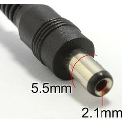 POWERTECH Αντάπτορας Tablet 5.5 x 2.1mm, για PT-271 τροφοδοτικό (PT-275)