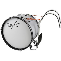 Super Drum LMB1812 18"x12" Γκρανκάσσα Μπάντας με Εξάρτηση