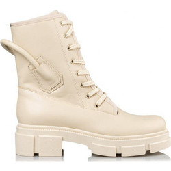 Envie Shoes Γυναικεία Αρβυλάκια Δερμάτινα Εκρού E02-14021-36