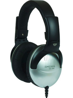 Koss UR 29 Ενσύρματα Ακουστικά DJ Over Ear Μαύρα Ασημί