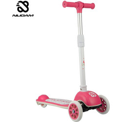 Nijdam Scooter Dream Rider Παιδικό Πατίνι Τρίτροχο Λευκό Ροζ