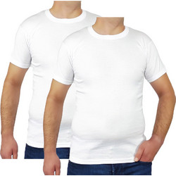 2Pack Ανδρική Φανέλα με κοντό μανίκι economy 100% cotton λευκή