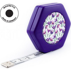 HEXAGON MAGNETIC PURPLE Μεζούρα αναστρέψιμη 150cm