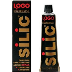 Κόλλα Logo Silic Professional Μαύρη 85ml