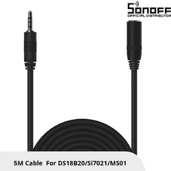 GloboStar(R) 80038 SONOFF AL560-R2 - 5M Sensor Extension Cable for DS18B20 & Si7021 & MS01 Models