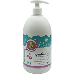 Novalou Baby Bathtime Βρεφικό Σαμπουάν & Αφρόλουτρο Καλέντουλα & Μέλι με Αντλία 1lt