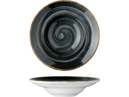 Lukanda Πιάτα Βαθιά Πορσελάνης Twister 24cm 6τμχ TWI-PP-24