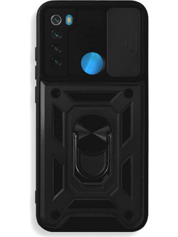 Bodycell Armor Slide Θήκη Κινητού Black (Xiaomi Redmi Note 8 / Note 8 2021)