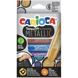 Carioca Τέμπερες Stick Temperello Metallic 6 Τμχ (133006674)