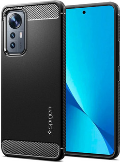 Spigen Rugged Armor Back Cover Black (Xiaomi 12 Lite)