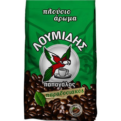 Λουμίδης Παπαγάλος Παραδοσιακός Ελληνικός Καφές Αλεσμένος 981gr