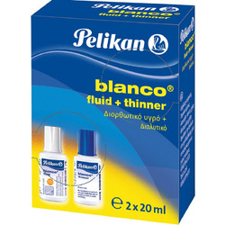 ΔΙΟΡΘΩΤΙΚΟ PELIKAN BLANCO SET (ΥΓΡΟ+ΔΙΑΛΥΤΙΚΟ) 20ml 044335778