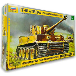 Zvezda Tiger Early Συναρμολογούμενο Πλαστικό Μοντέλο Τανκ 1:35