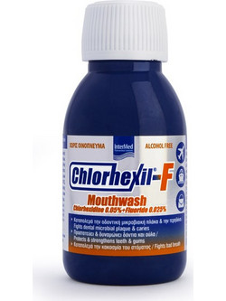 InterMed Chlorhexil-F Στοματικό Διάλυμα για Προστασία Ούλων Κατά της Περιοδοντίτιδας 100ml