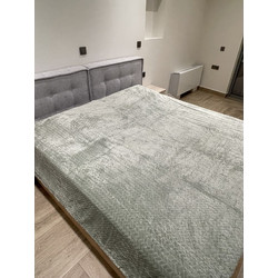 ΚΟΥΒΕΡΛΙ ΓΙΑ ΔΙΠΛΟ ΚΡΕΒΑΤΙ ΓΚΡΙ 220X240 KOUV04