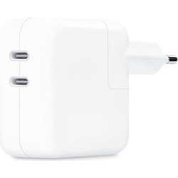 Apple Dual Φορτιστής Χωρίς Καλώδιο με 2 Θύρες USB-C 35W White