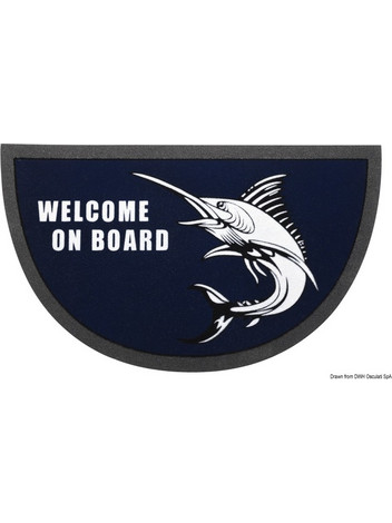 Χαλάκι Υποδοχής Ξιφίας Welcome On Board