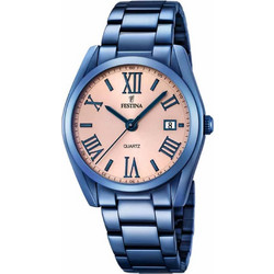 Festina Γυναικείο Ρολόι με Μπλε Μεταλλικό Μπρασελέ F16864/1