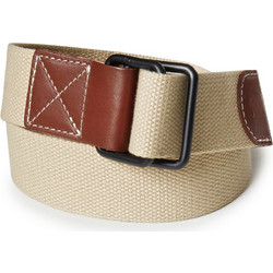 Funky Buddha BELTS Ανδρική Ζώνη Δερμάτινη Μπεζ FBM00533110-BEIGE