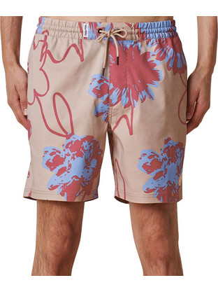 Globe Ανδρικό Μαγιό Σορτς Floral Ροζ GB02246000-DUNE