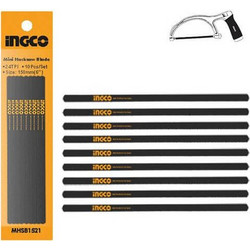 Πριονόλαμες για σιδηροπρίονο Mini Ingco (MHSB1521) 10τμχ - 152mm MHSB1521
