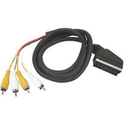 ΚΑΛΩΔΙΩΣΗ SCART - 4 RCA 1.3M
