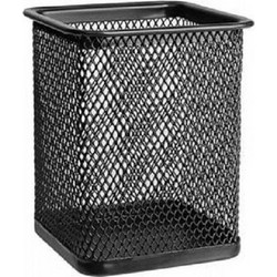 DELI ΜΟΛΥΒΟΘΗΚΗ ΜΕΤΑΛΛΙΚΗ ΤΕΤΡΑΓΩΝΗ 8x8x9cm ΜΑΥΡΗ 2319174