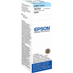 Epson 673 Light Cyan Μελάνι Εκτυπωτή Inkjet C13T67354A
