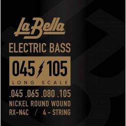 La Bella RX-N4C Σετ 4 Χορδές Ηλεκτρικού Μπάσου Nickel Plated Steel 45-105"