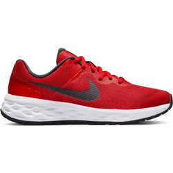 Nike Revolution 6 Παιδικά Αθλητικά Παπούτσια για Τρέξιμο Κόκκινα DD1096-607