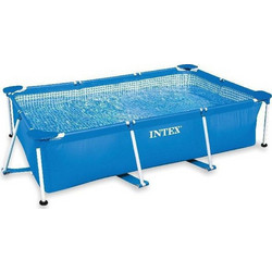 Intex Rectangular Mini 28272 Πισίνα Πλαστική με Μεταλλικό Σκελετό 300x200x75cm