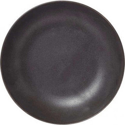 Cryspo Trio Πιάτο Γλυκού Πορσελάνης Black Matte 21cm