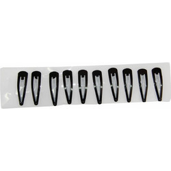 Kostibas 4798-008, Κοκαλάκια μαλλιών, Πλαστικό, ΤΕ, Μαύρο, 10τμχ