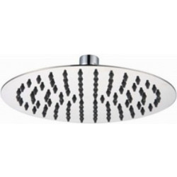 Κεφαλή/Κώδωνας Ντους Ανοξείδωτος Φ25cm Slim Inox Στρογγυλός 2036