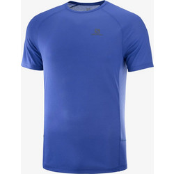 Salomon Cross Lebel Ανδρικό Αθλητικό T-Shirt Μπλε LC1734200