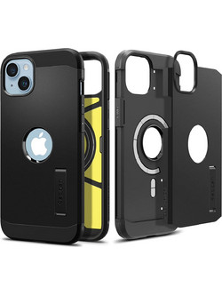 Spigen Tough Armor Back Cover with MagSafe Black (iPhone 14)