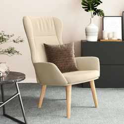 vidaXL Πολυθρόνα Relax Εκρού 341396